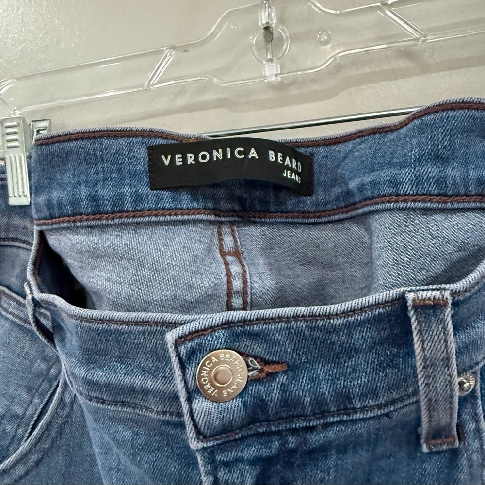 Veronica Beard Jeans Beverly High Rise Skinny Flare in Sedona - Picture 4 of 8